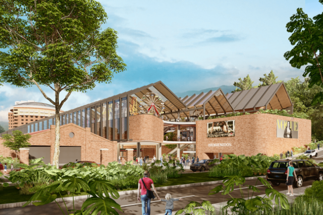 Diseño arquitectónico ampliación centro comercial Chipichape Cali.