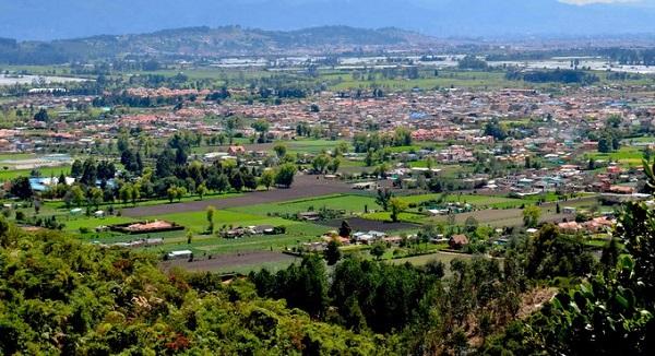 Vista de los alrededores de Cota, uno de los municipios cercanos a Bogotá.