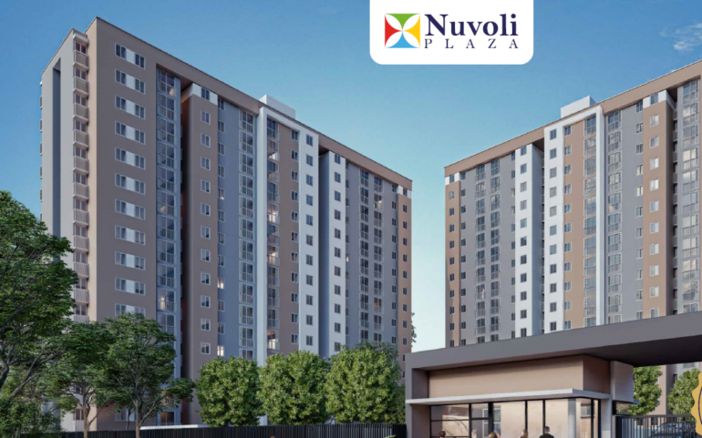  Imagen de referencia del proyecto Nuvoli Plaza, plano general de las torres. Ideal para comprar vivienda a buen precio.