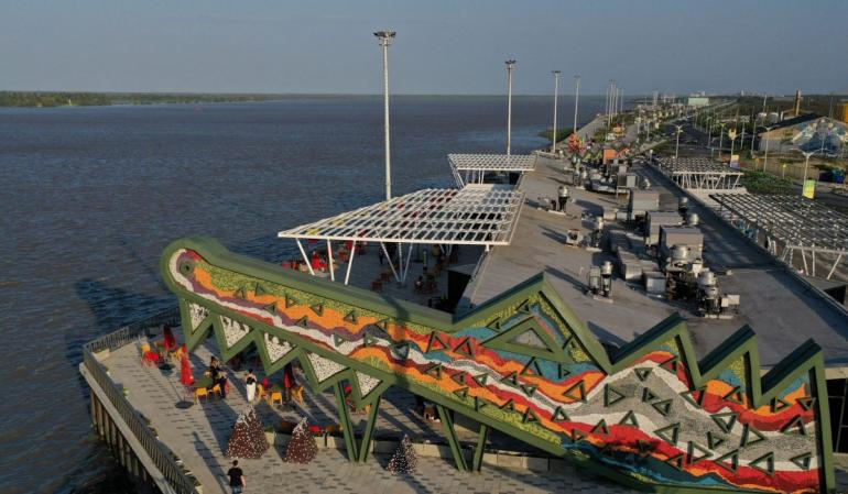 Gran Malecón como uno de los lugares turísticos de Barranquilla