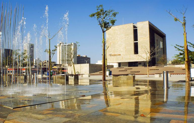 Vista del Parque Cultural del Caribe en Barranquilla