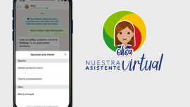 Elisa es nuestra asistente virtual en Coninsa