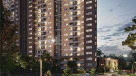Vivienda nueva, proyecto Amantina en Itagüí, parte exterior.