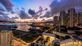 Vista panorámica de Barranquilla al atardecer, que refleja la belleza de la ciudad y su próspero mercado de alquiler.