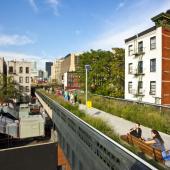 El High Line en Nueva York es un ejemplo de reutilización adaptativa.